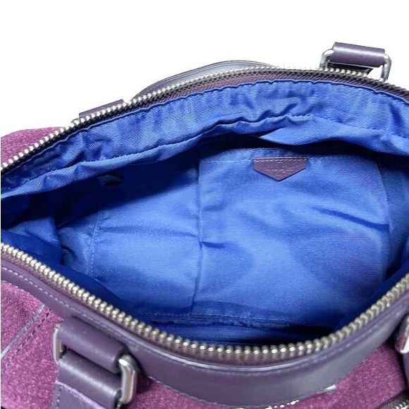 KIPLINGER KAEON TRIUMPHANT TRAVEL BAG. VEAGAN LEATHER TRIM. CROSSBODY STRAP. - Picture 12 of 14